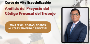 SOCIO ÁREA LABORAL PARTICIPA COMO PONENTE EN CURSO DEL PODER JUDICIAL